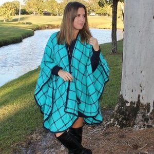 Stunning Teal & Blue Shawl